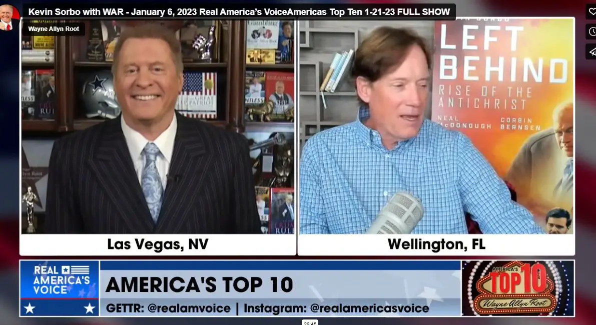 America’s Top Ten Countdown with Wayne Allyn Root – guest Kevin Sorbo 1/21/23
